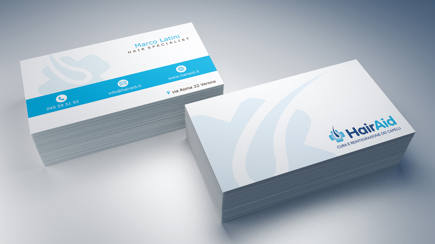 Business Card Design by dianpraditaputri for HAIRAID | Design #19820176