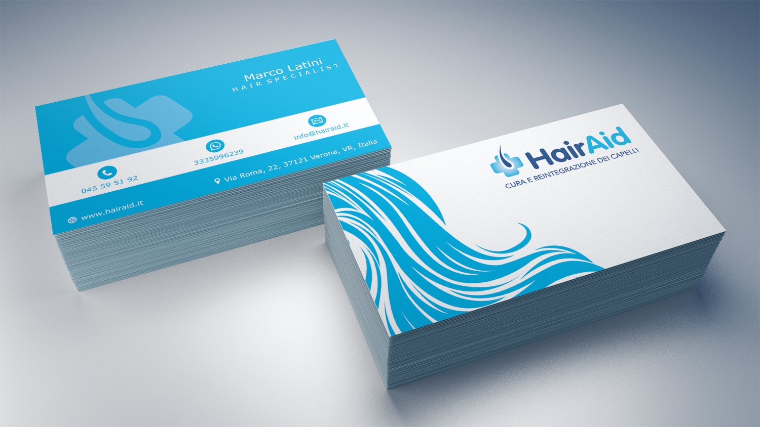 Visitenkarten-Design von dianpraditaputri für HAIRAID | Design #19833630