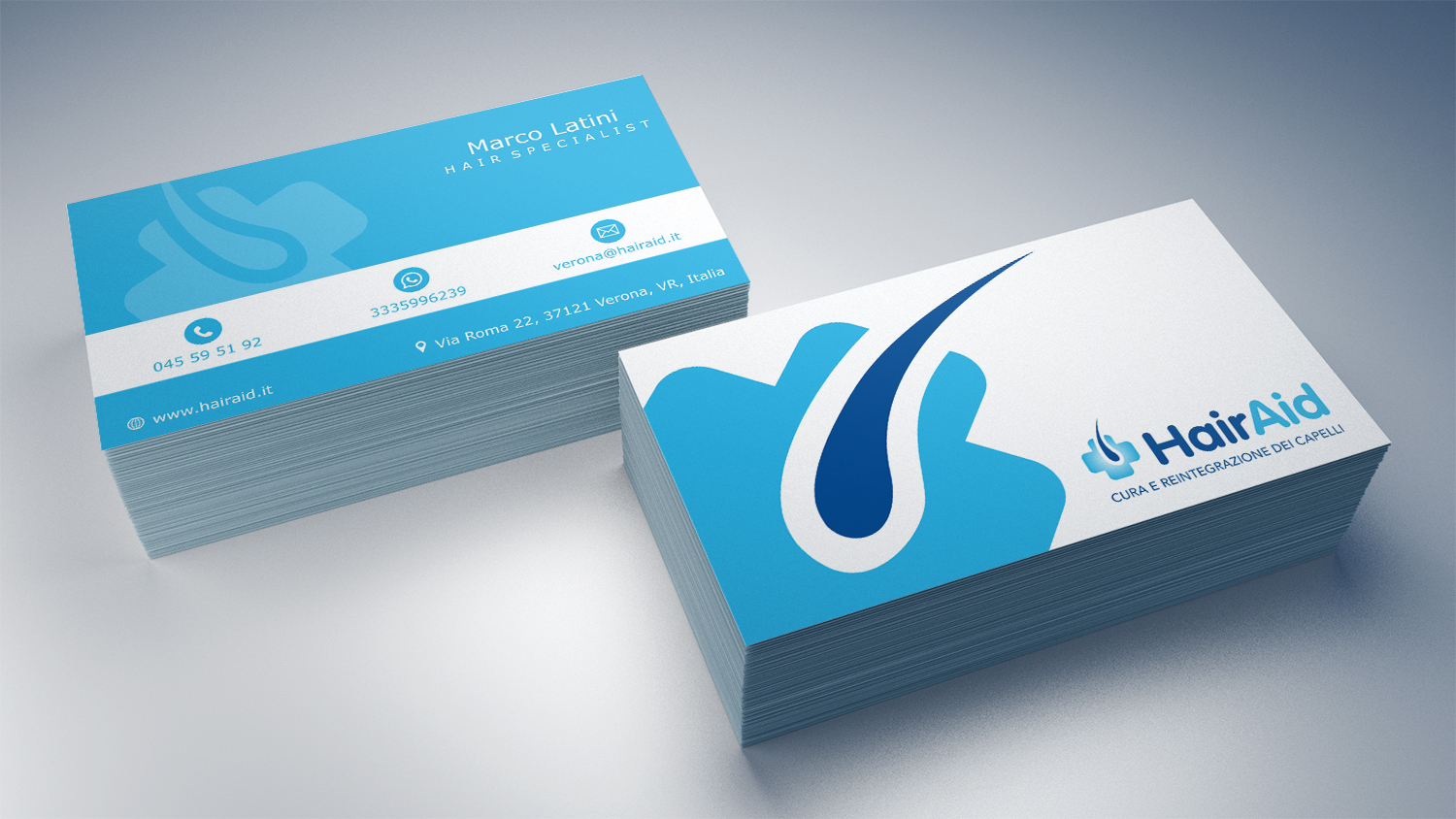 Business Card Design by dianpraditaputri for HAIRAID | Design #19840371
