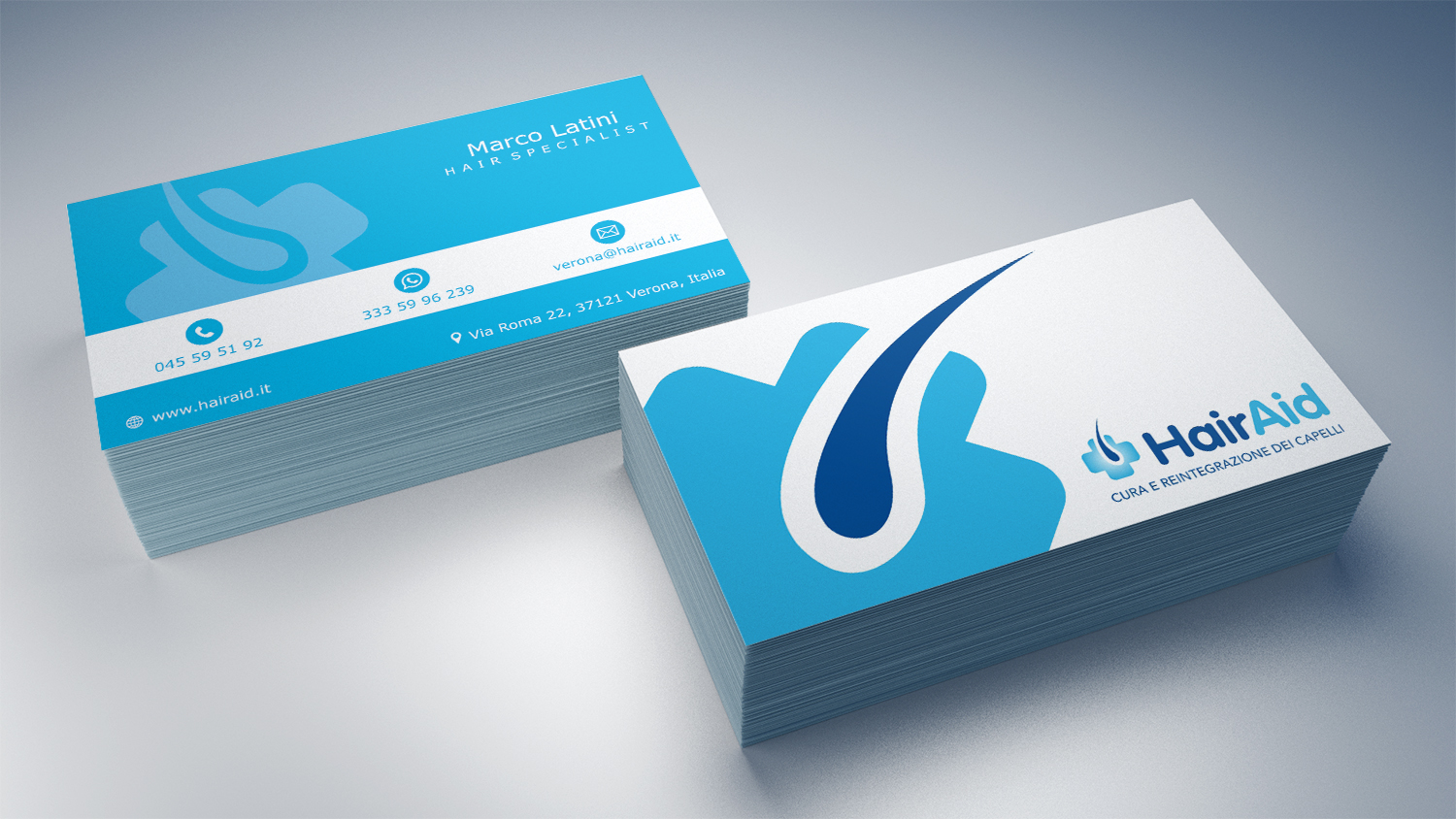 Business Card Design by dianpraditaputri for HAIRAID | Design #19840902