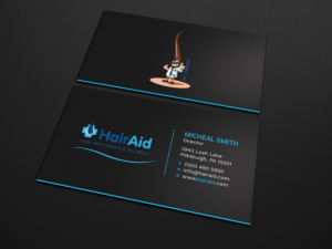 Business Card Design by Tripti Ranjan Gain for HAIRAID | Design: #19725327