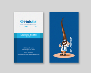 Business Card Design by Tripti Ranjan Gain for HAIRAID | Design: #19725375