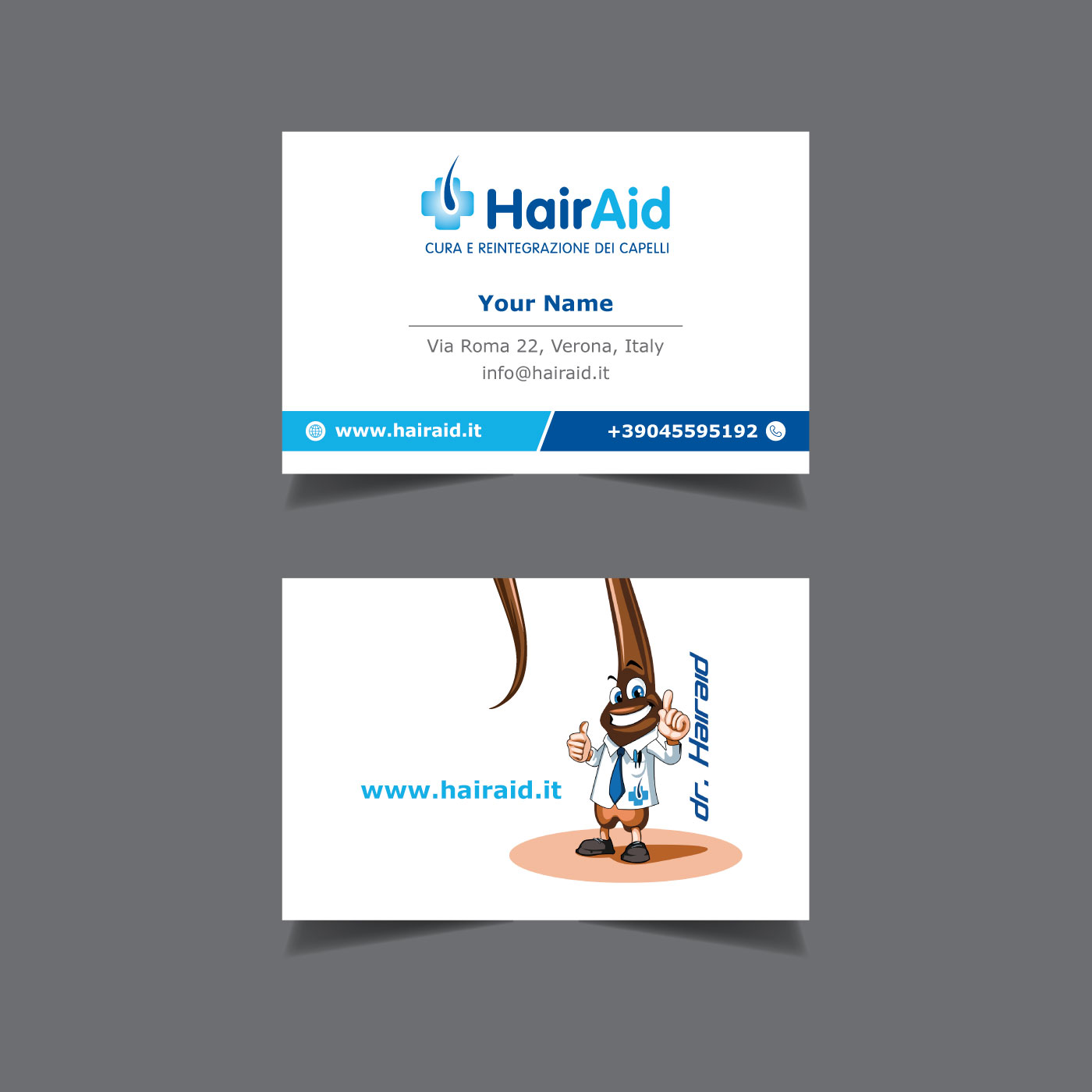 Visitenkarten-Design von vcreatived für HAIRAID | Design #19785111