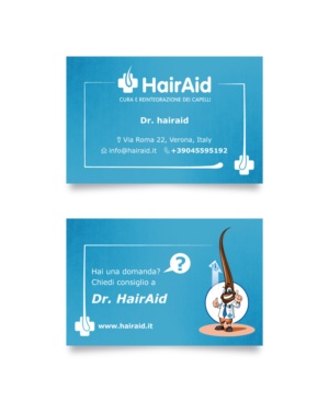 WWW.HAIRAID.IT  BUSINNES CARD | Business Card Design by vcreatived