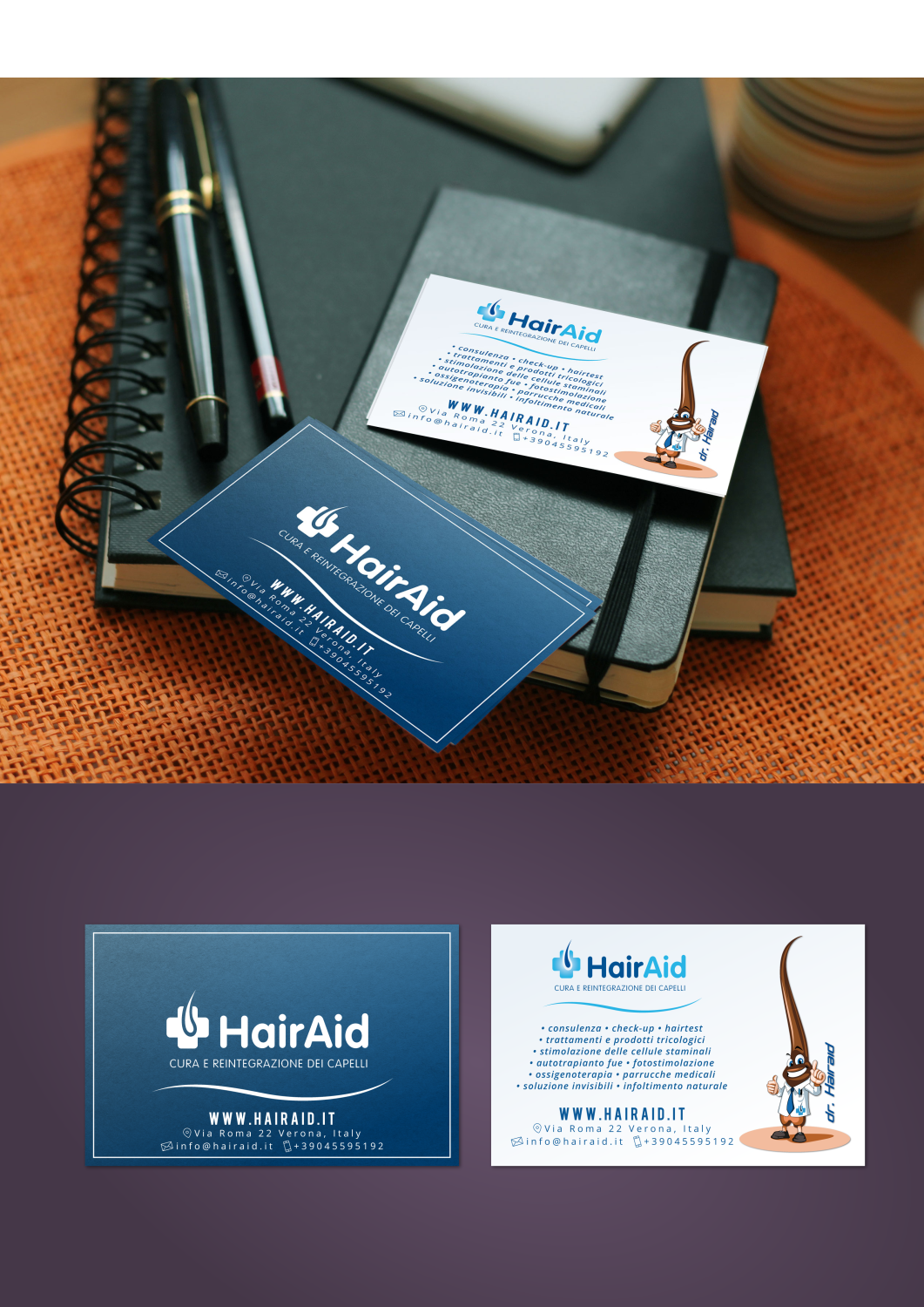 Design de Carte de Visite par freshA pour HAIRAID | Design #19771550