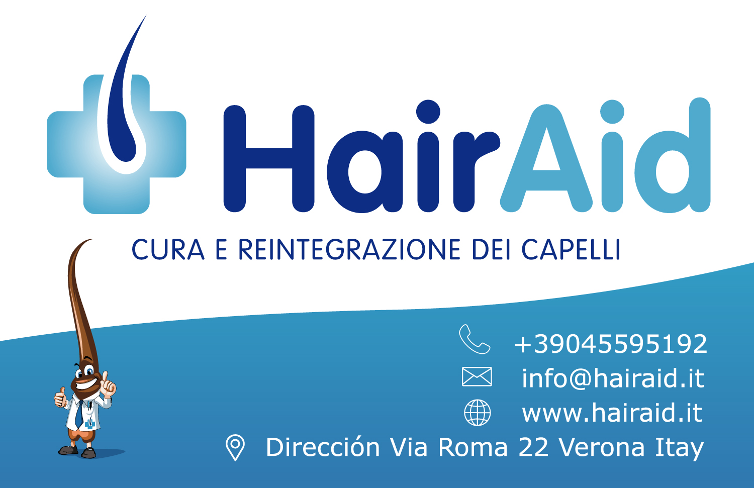 Visitenkarten-Design von Elcdtm für HAIRAID | Design #19755209