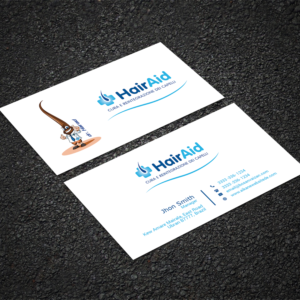 Business Card Design by Sujan4art for HAIRAID | Design: #19729061