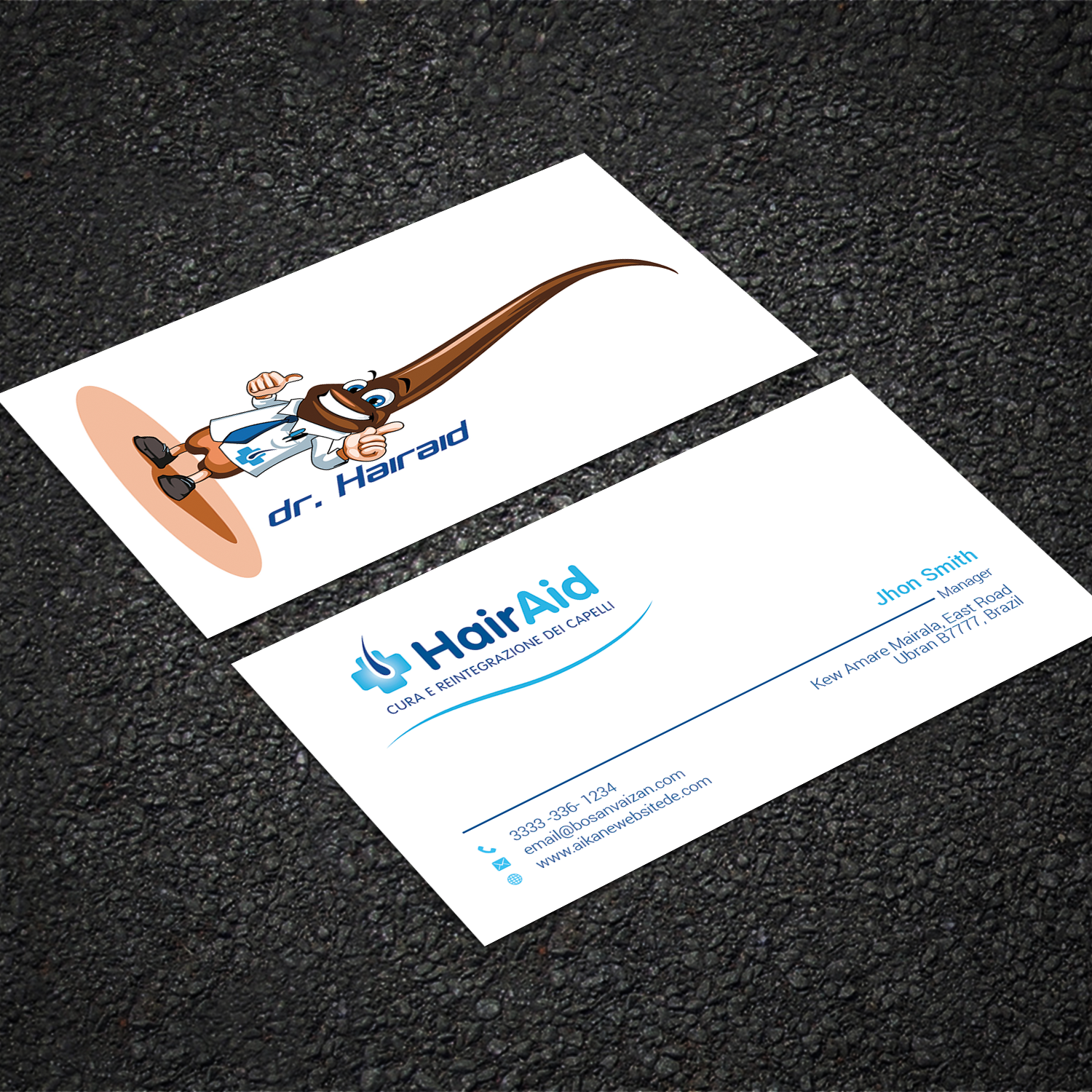 Diseño de Tarjeta de Presentación por Sujan4art para HAIRAID | Diseño #19729115