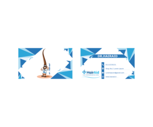 Business Card Design by Mir Abdul Wahab for HAIRAID | Design: #19737786