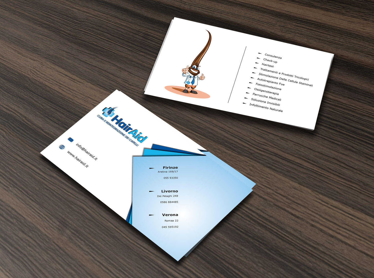 Diseño de Tarjeta de Presentación por Mavegz para HAIRAID | Diseño #19808163
