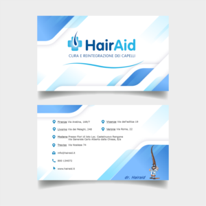 Business Card Design by GeoBed for HAIRAID | Design: #19724185