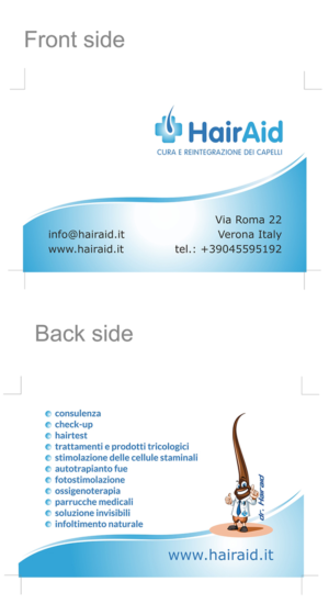 Business Card Design by atg13designwork for HAIRAID | Design: #19835217