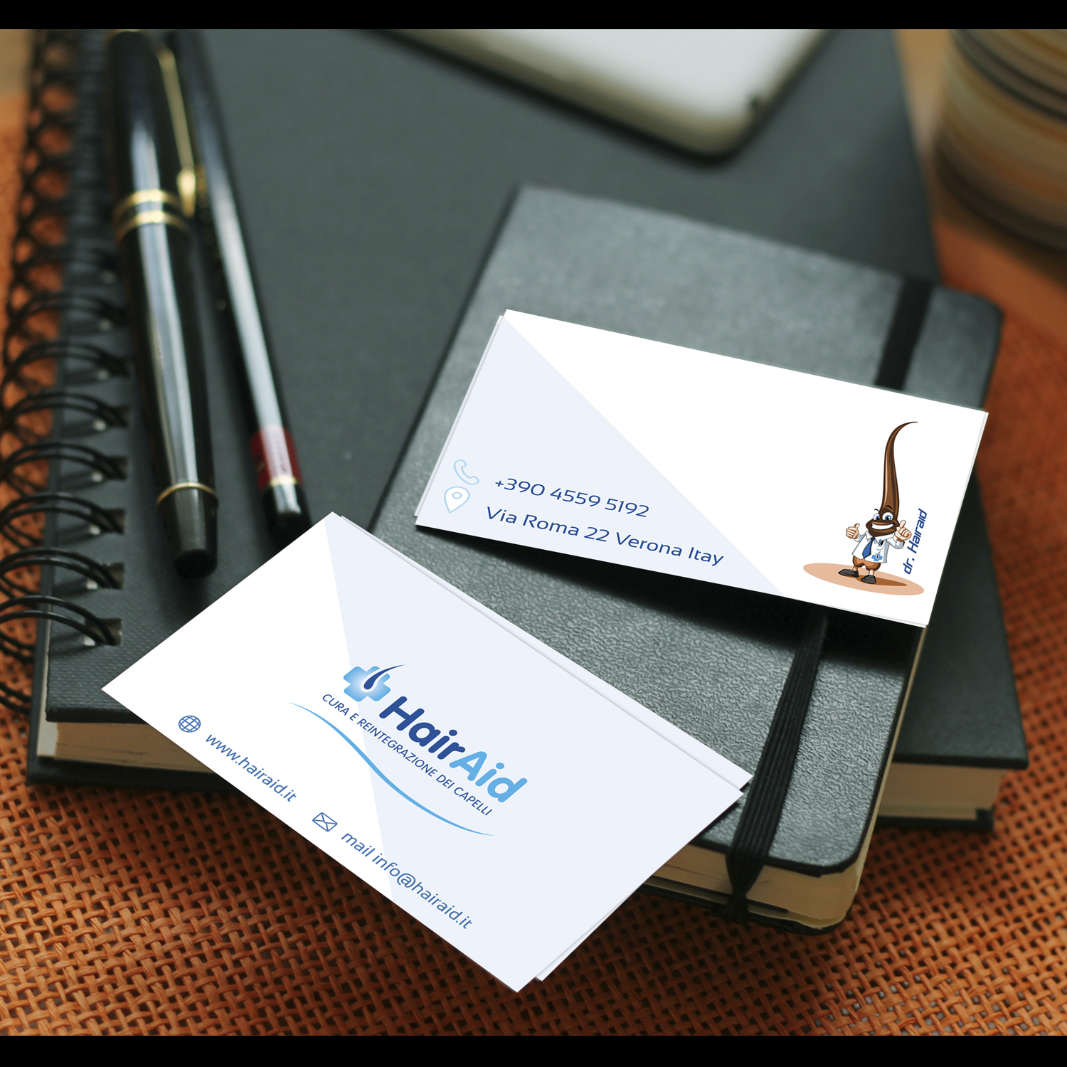 Diseño de Tarjeta de Presentación por Mr J para HAIRAID | Diseño #19781550