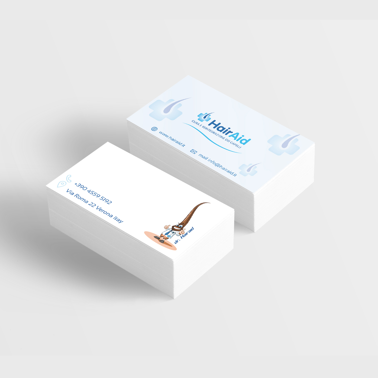 Visitenkarten-Design von Mr J für HAIRAID | Design #19781648