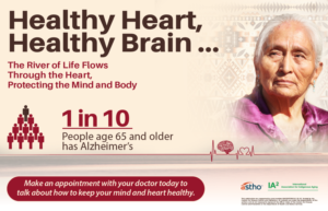 Healthy Heart, Healthy Brain Poster for American Indian Older Adults | Poster Design by aneela