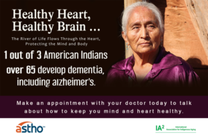 Healthy Heart, Healthy Brain Poster for American Indian Older Adults | Poster Design by VARVARA11