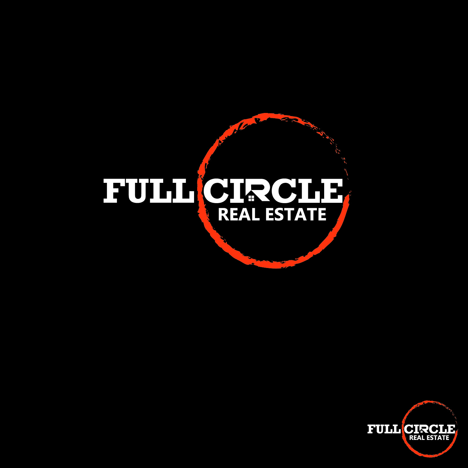 Logo Design by WahyuHMD for Full Circle Real Estate | Design #19734873