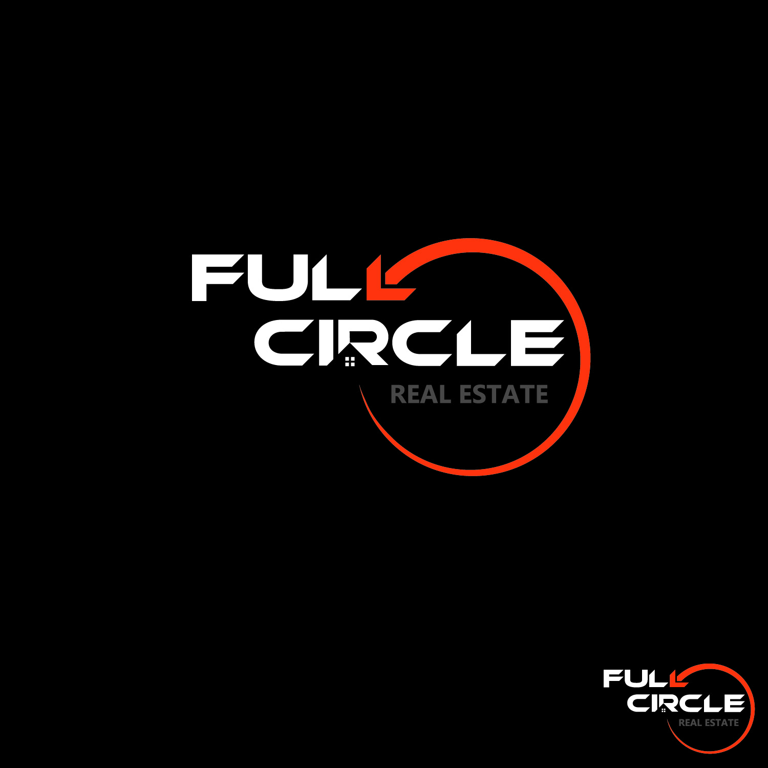 Logo-Design von WahyuHMD für Full Circle Real Estate | Design #19748099