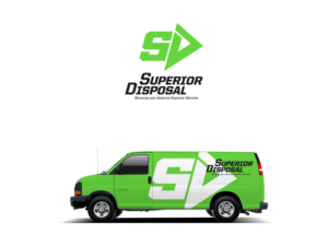 Superior Disposal Because you deserve Superior Service | Logo Design by Atvento Graphics