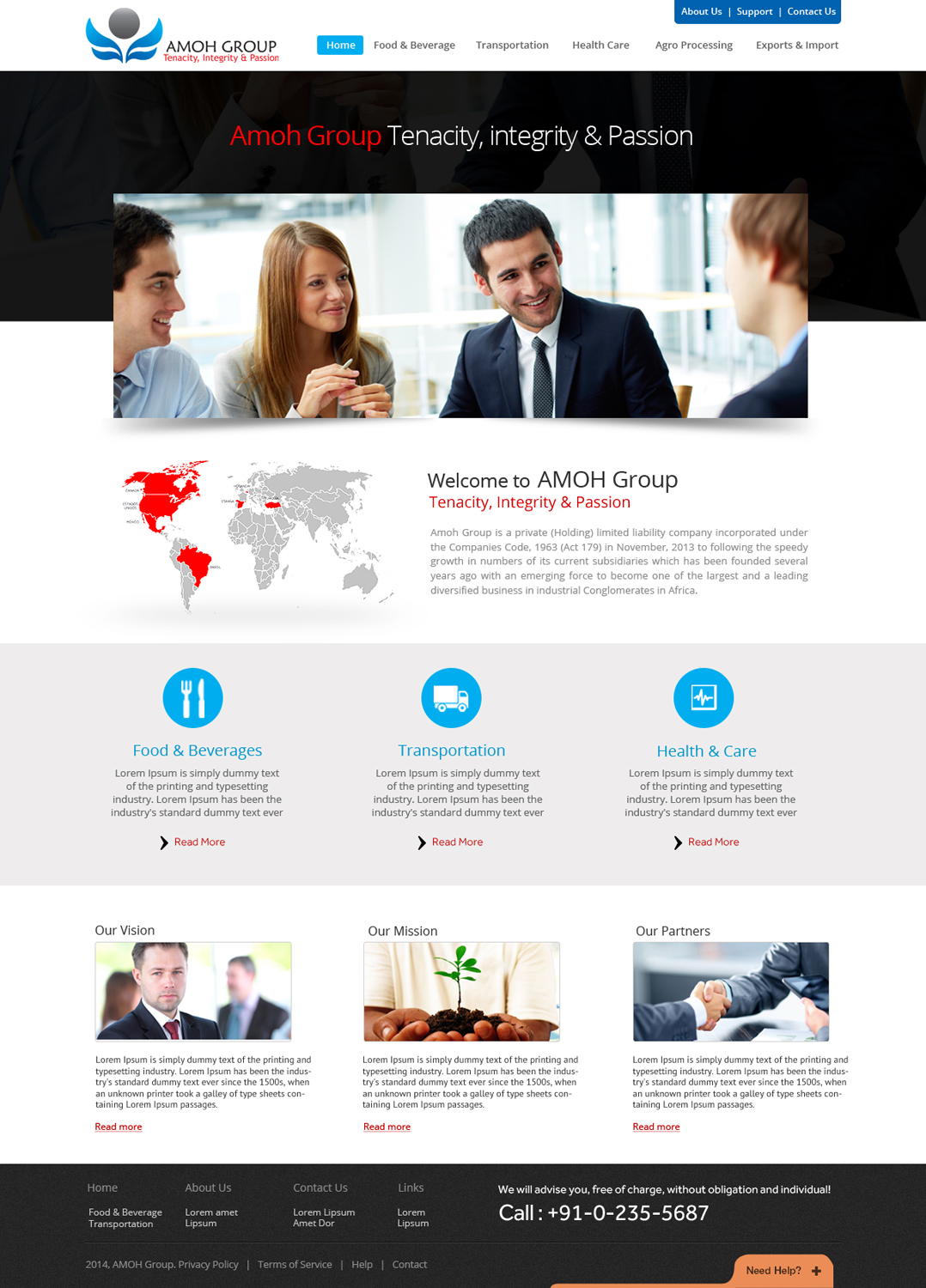 Diseño Web por OM para este proyecto | Diseño: #2960209