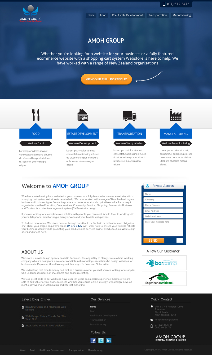 Web Design par OM pour ce projet | Design #3001044