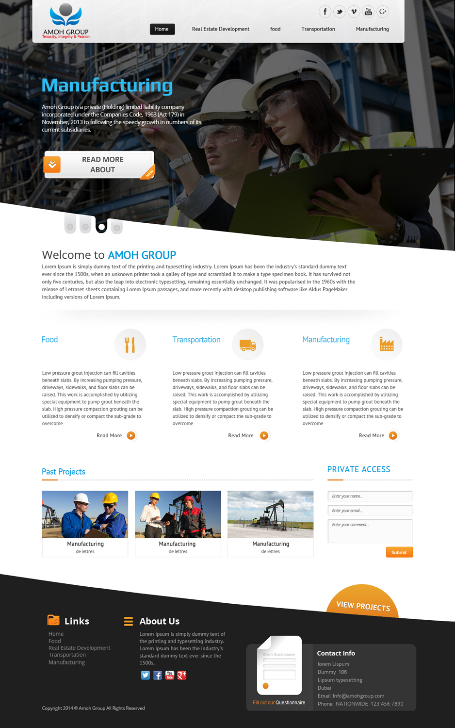 Web Design par OM pour ce projet | Design #3001066