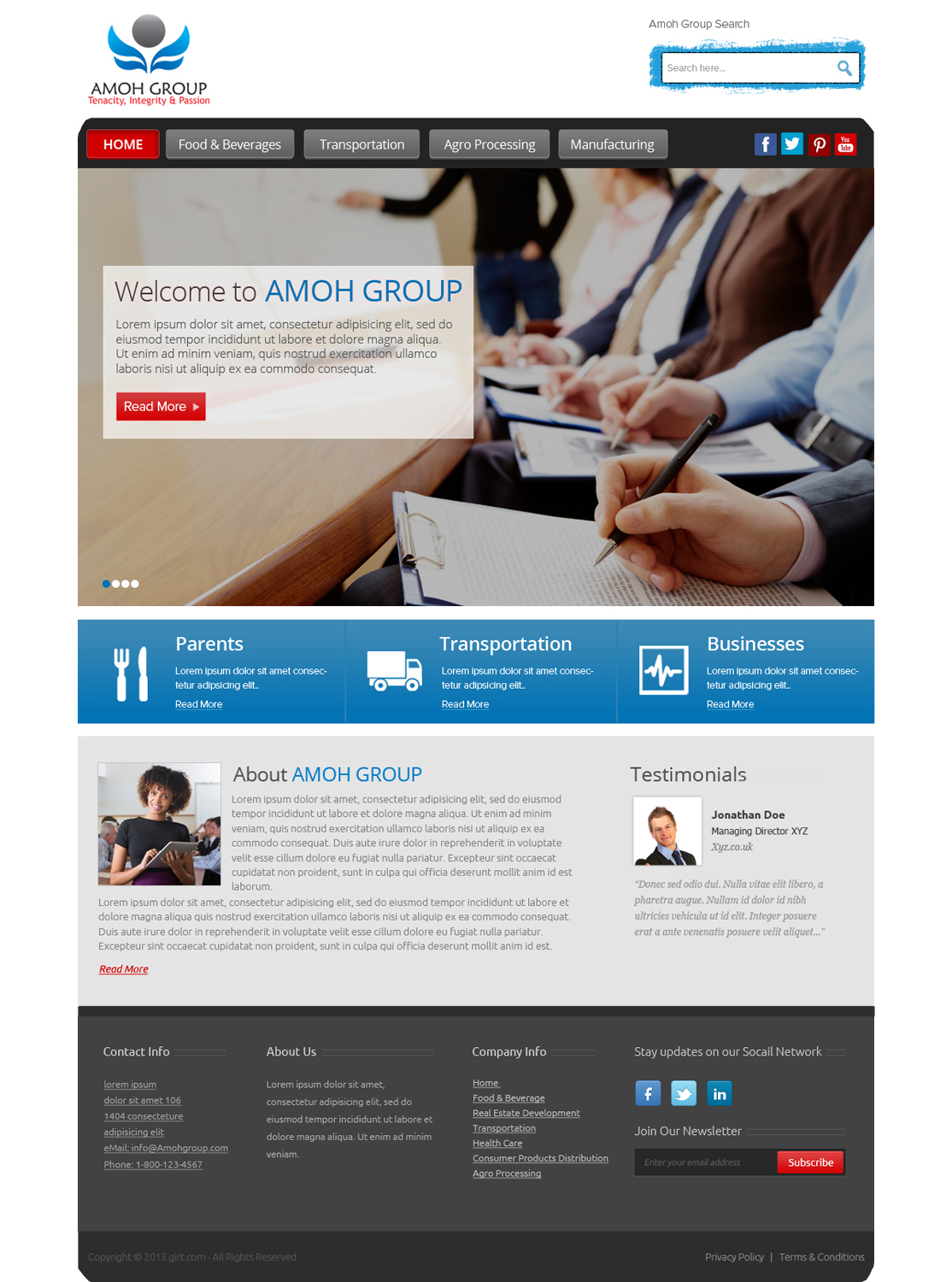Web Design par OM pour ce projet | Design #3001084