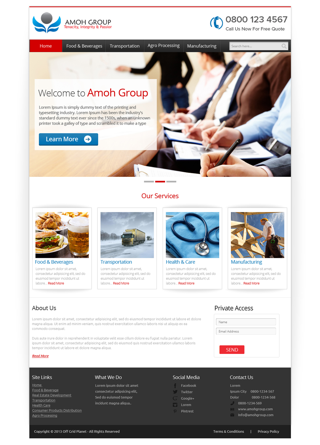 Web Design by OM for this project | Design #3001111