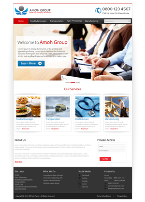 Diseño Web por OM para este proyecto | Diseño: #3001111
