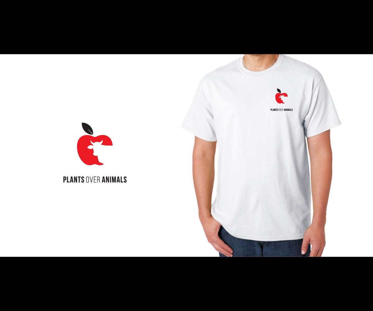 Design de Logo par bijuak pour Plants Over Animals, LLC | Design #19733794