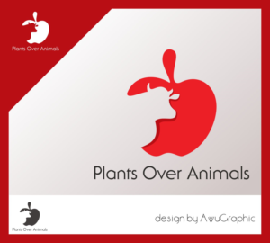 Logo Design by AwuGraphic for Plants Over Animals, LLC | Design #19732041