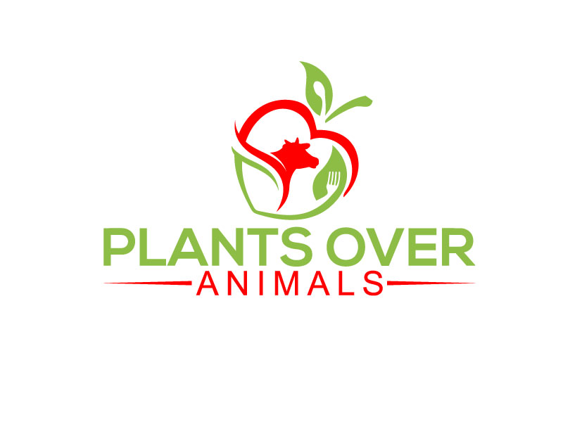 Design de Logo par baharhossain pour Plants Over Animals, LLC | Design : #19787438