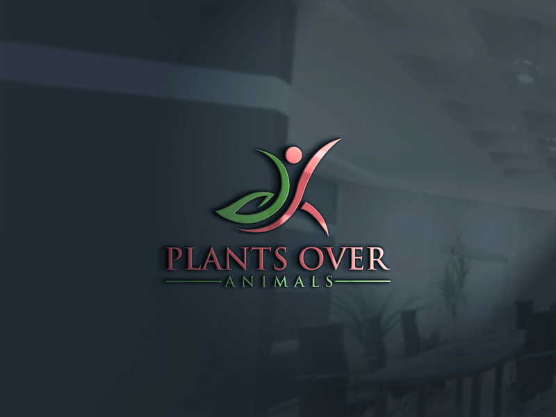 Design de Logo par Malkuchulu pour Plants Over Animals, LLC | Design #19746319