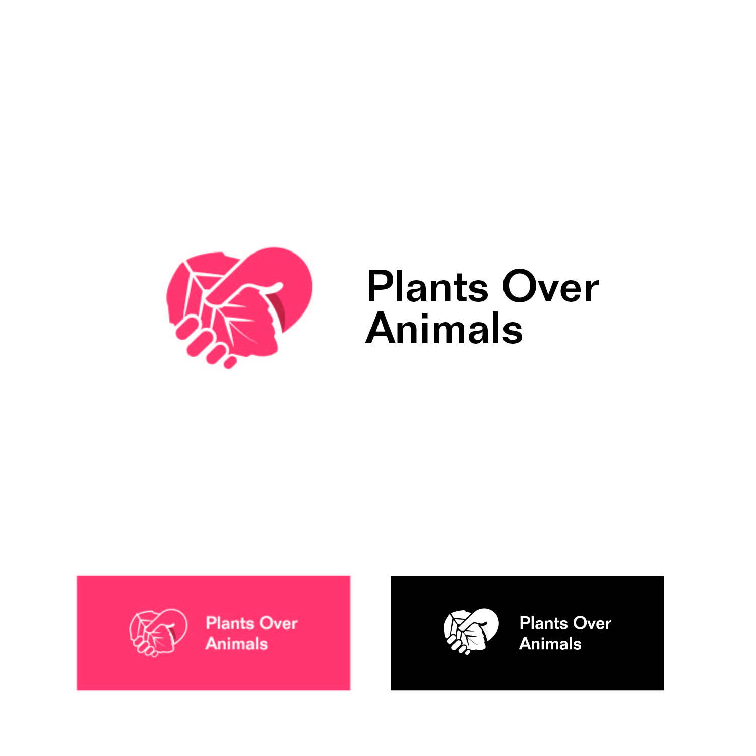 Diseño de Logo por Mathan 3 para Plants Over Animals, LLC | Diseño #19798037