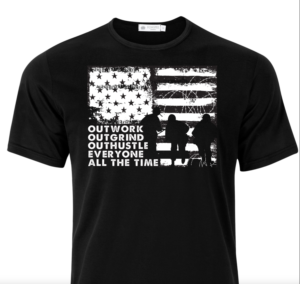 Outwork-Outhustle-Outgrind T-shirt Graphic Design | Design de T-shirt par aneela