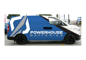 Car Wrap Design by Vectostyler for Powerhouse Batteries Pty Ltd | Design #19738944