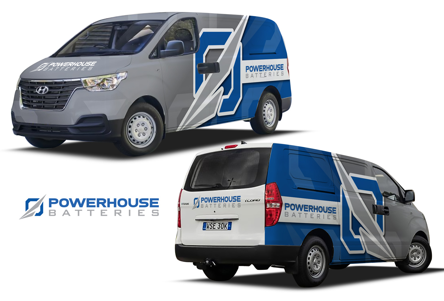 Car Wrap Design by Impressive Solutions for Powerhouse Batteries Pty Ltd | Design #19732463