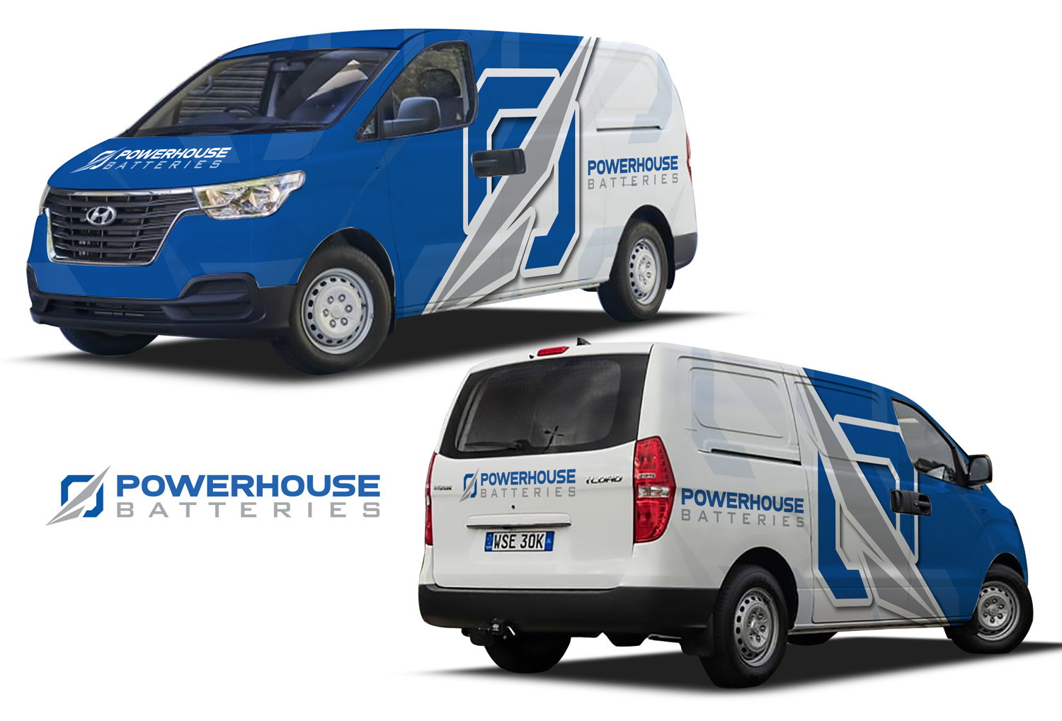 Car Wrap Design by Impressive Solutions for Powerhouse Batteries Pty Ltd | Design #19732464