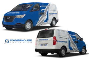 Car Wrap Design by Impressive Solutions for Powerhouse Batteries Pty Ltd | Design: #19732464