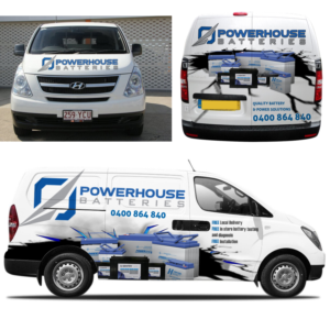 Car Wrap Design by aabirk09 for Powerhouse Batteries Pty Ltd | Design: #19892304
