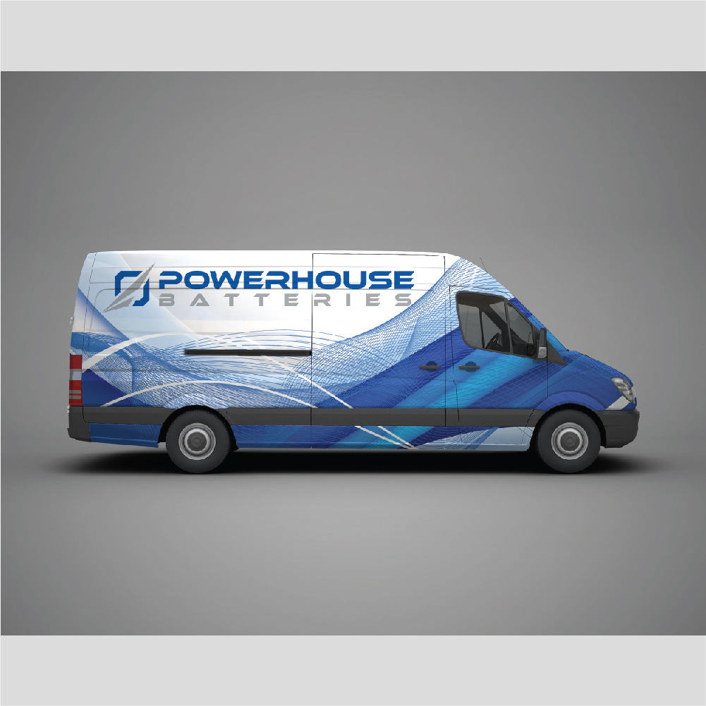 Car Wrap Design by Fly for Powerhouse Batteries Pty Ltd | Design #19734642
