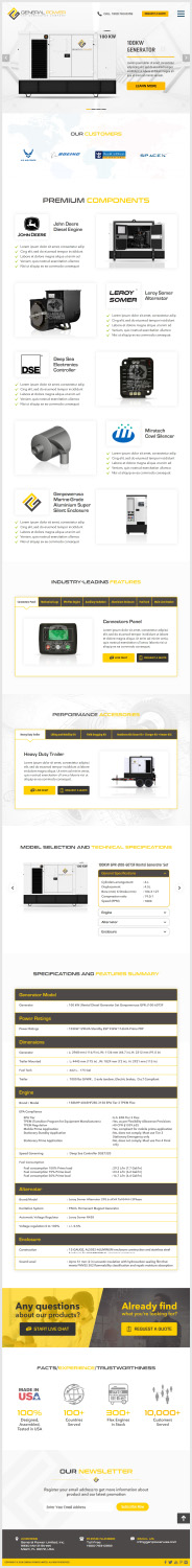 Web-Design von -Marc- für General Power Limited, Inc. | Design: #19796456
