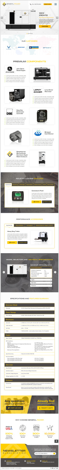 Web-Design von -Marc- für General Power Limited, Inc. | Design: #19797612