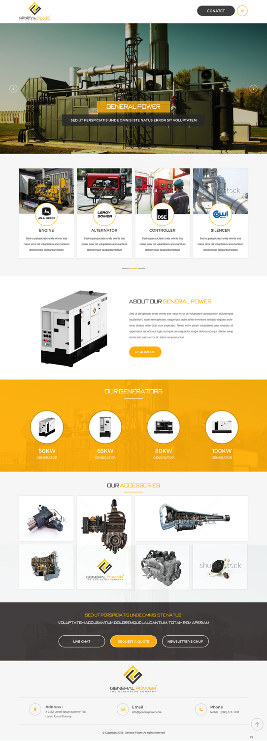 Diseño Web por pb para General Power Limited, Inc. | Diseño #19736545