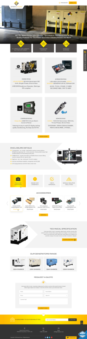 Web Design par Sbss pour General Power Limited, Inc. | Design : #19760233