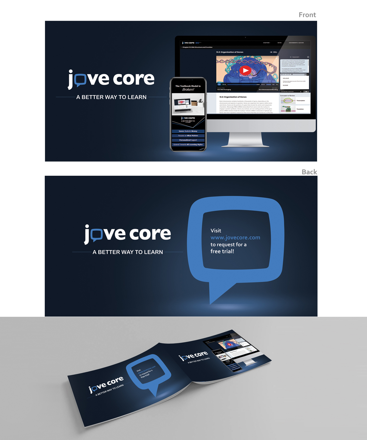 Diseño de Flyer por ColorDrops para JoVE | Diseño #19791288