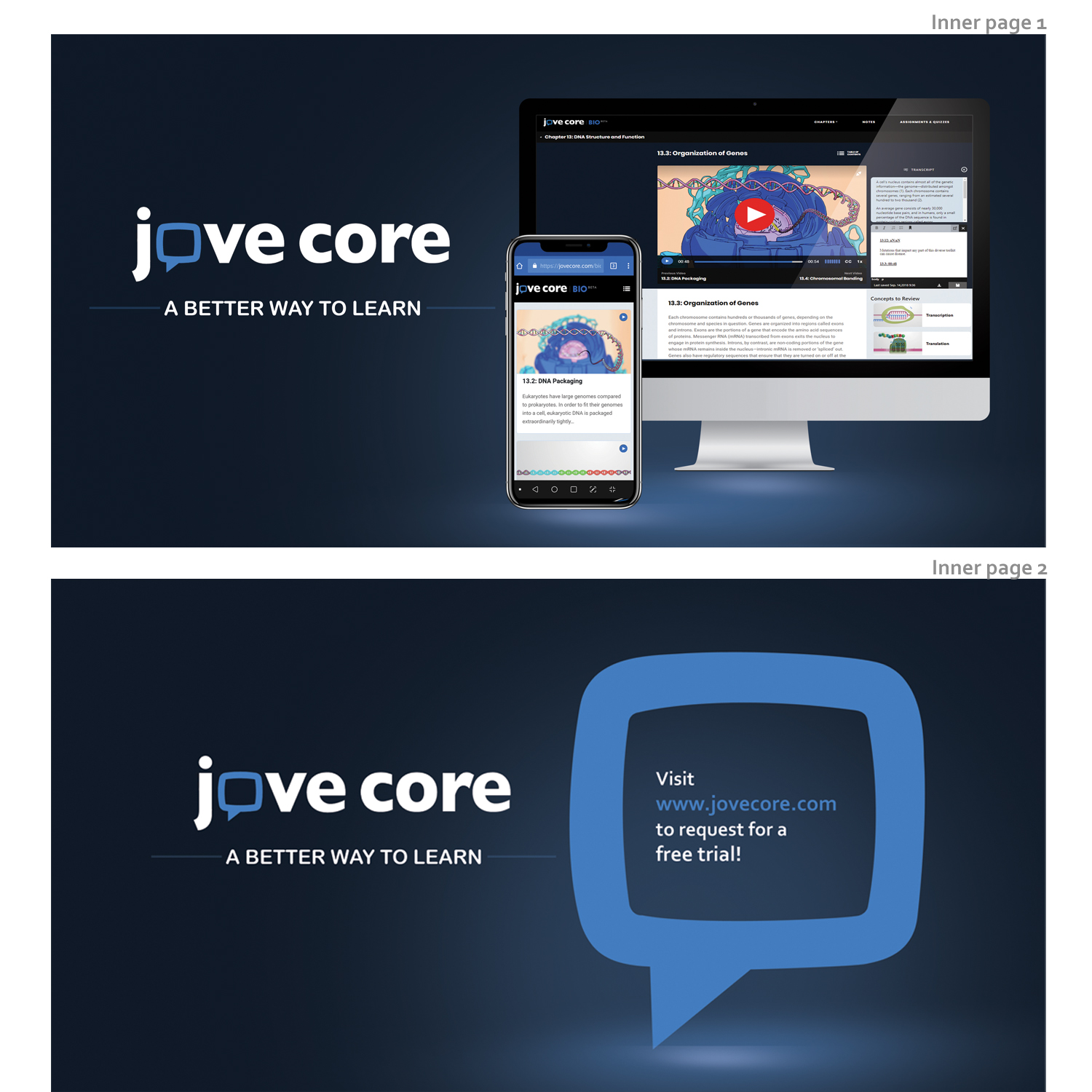 Diseño de Flyer por ColorDrops para JoVE | Diseño #19799078