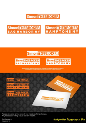 Logo Design by Mariono Fx for Simon Harrison Real Estate | Design: #19732392