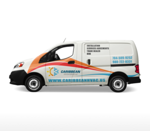 Caribbean Heating and Cooling Services | Car Wrap Design by StarGraphics