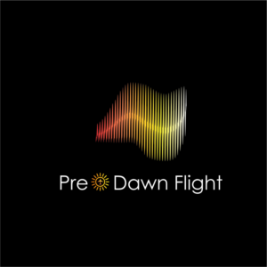 Pre Dawn Flight is a band that I play in performing on stages. | Grafik-Design von fumbh.designs